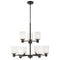 Sea Gull 3139809EN3 Norwood 9-lt 28" LED Chandelier