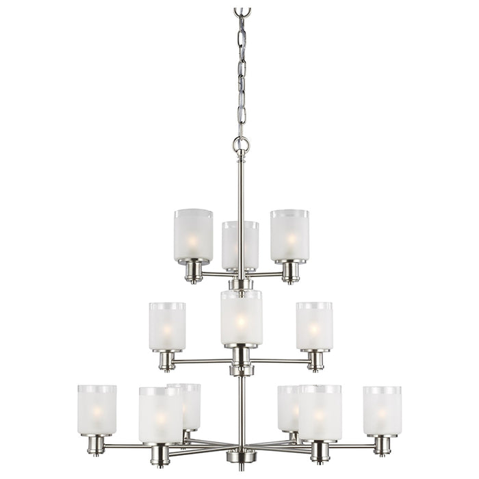 Sea Gull 3139812 Norwood 12-lt 36" Chandelier