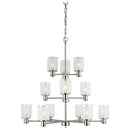 Sea Gull 3139812EN3 Norwood 12-lt 36" LED Chandelier
