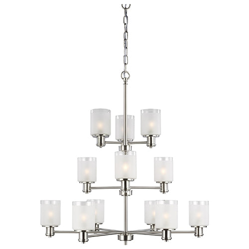Sea Gull 3139812EN3 Norwood 12-lt 36" LED Chandelier