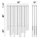 Eurofase 31446 Santana 18-lt 42" LED Linear Chandelier