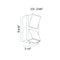 Eurofase 31582 Vallero 1-lt 6" Tall LED Outdoor Wall Mount