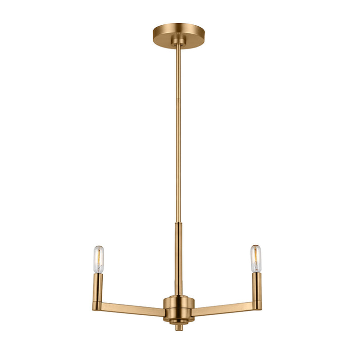Visual Comfort 3164203EN Fullton 3-lt 20" LED Chandelier