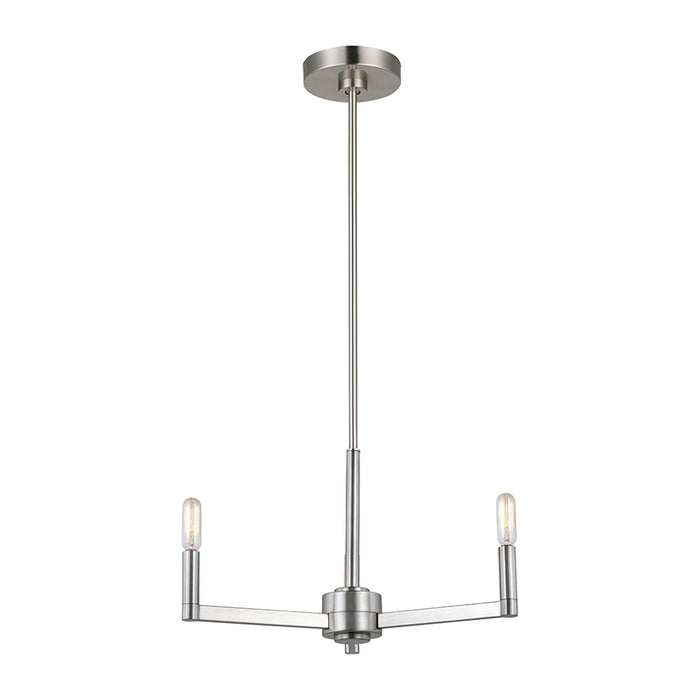 Visual Comfort 3164203EN Fullton 3-lt 20" LED Chandelier