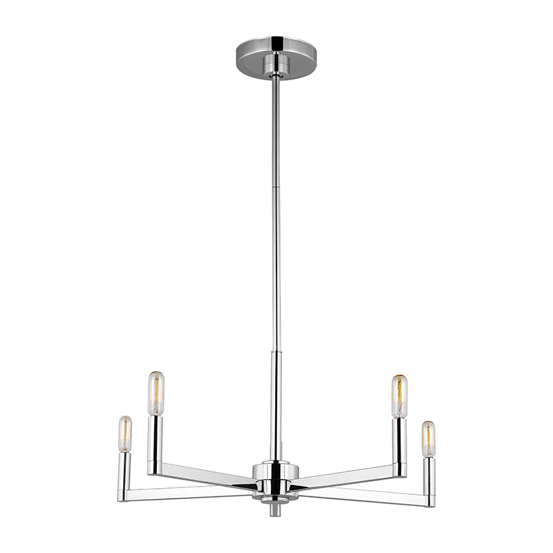 Visual Comfort 3164205 Fullton 5-lt 24" Chandelier - Chrome