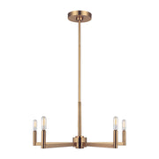 Visual Comfort 3164205 Fullton 5-lt 24" Chandelier - Satin Brass