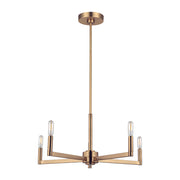Visual Comfort 3164205 Fullton 5-lt 24" Chandelier - Satin Brass