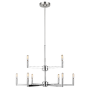 Visual Comfort 3164209 Fullton 9-lt 30" Chandelier - Chrome