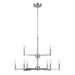 Visual Comfort 3164209 Fullton 9-lt 30" Chandelier - Brushed Nickel