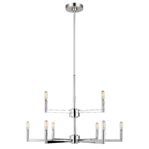 Visual Comfort 3164209EN Fullton 9-lt 30" LED Chandelier - Chrome