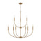 Sea Gull 3167109 Greenwich 9-lt 32" Chandelier