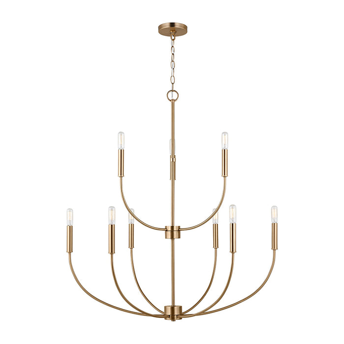 Sea Gull 3167109 Greenwich 9-lt 32" Chandelier