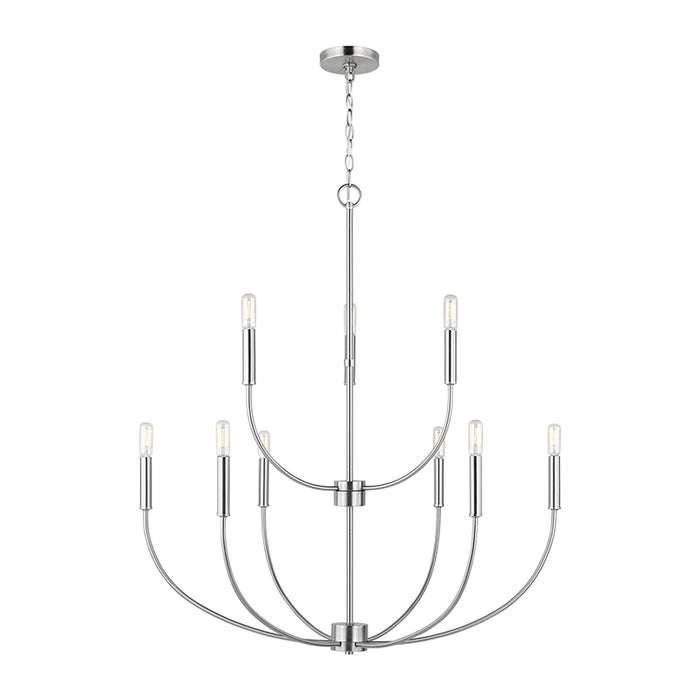 Sea Gull 3167109 Greenwich 9-lt 32" Chandelier