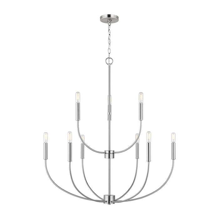 Sea Gull 3167109EN Greenwich 9-lt 32" LED Chandelier