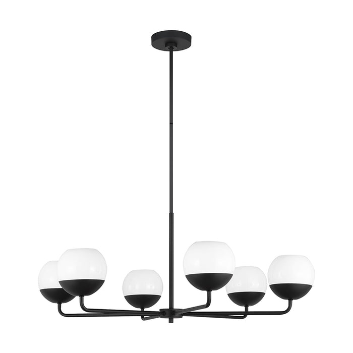 Sea Gull 3168106EN3 Alvin 6-lt 38" LED Chandelier