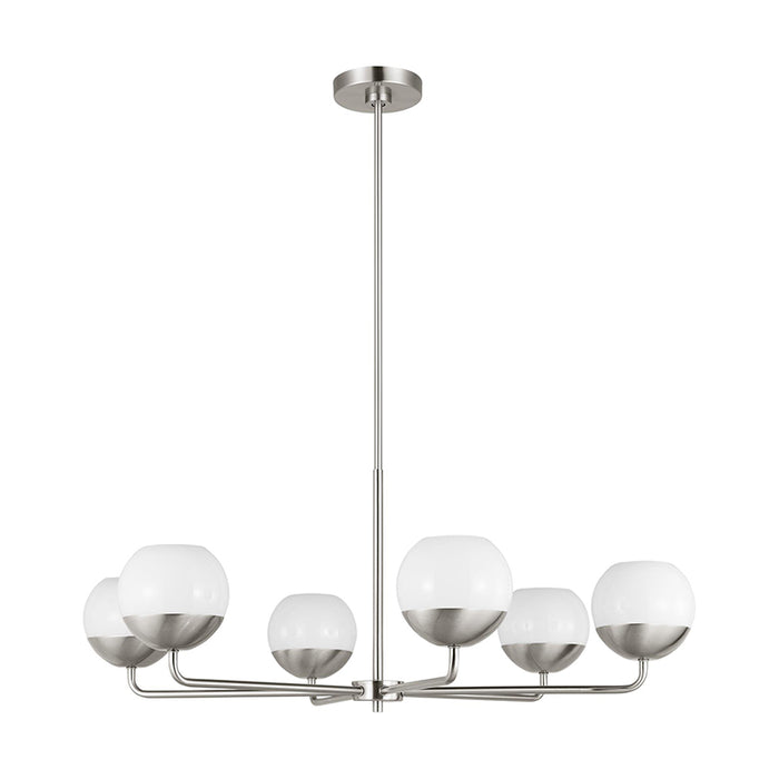 Sea Gull 3168106EN3 Alvin 6-lt 38" LED Chandelier