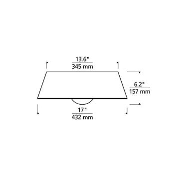 Tech 700FMJNI Joni 1-lt 17" LED Ceiling Light