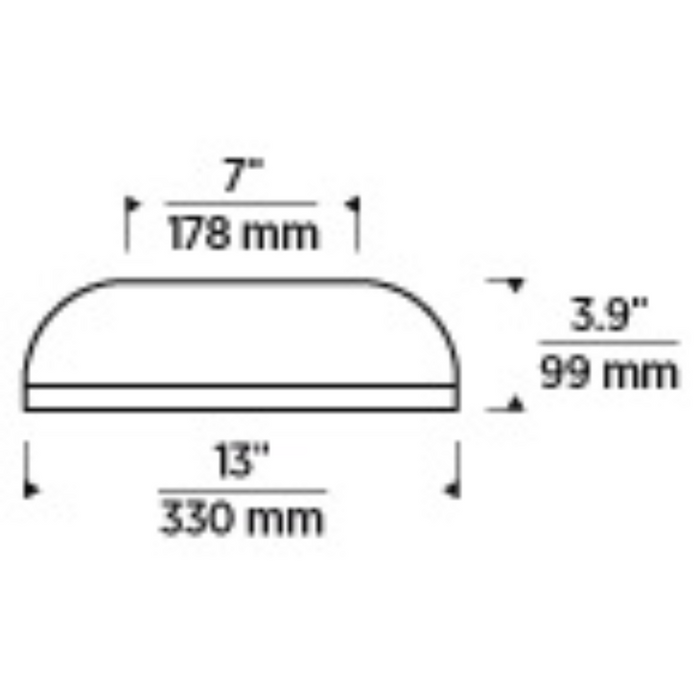 Tech 700FMKOSA13 Kosa 1-lt 13" LED Flush Mount