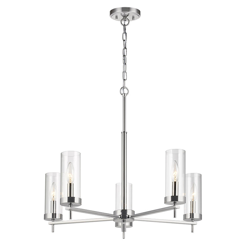 Visual Comfort 3190305EN Zire 5-lt 26" LED Chandelier