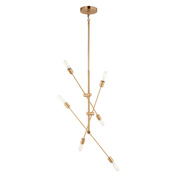 Sea Gull 3200506EN7 Axis 6-lt 40" LED Chandelier