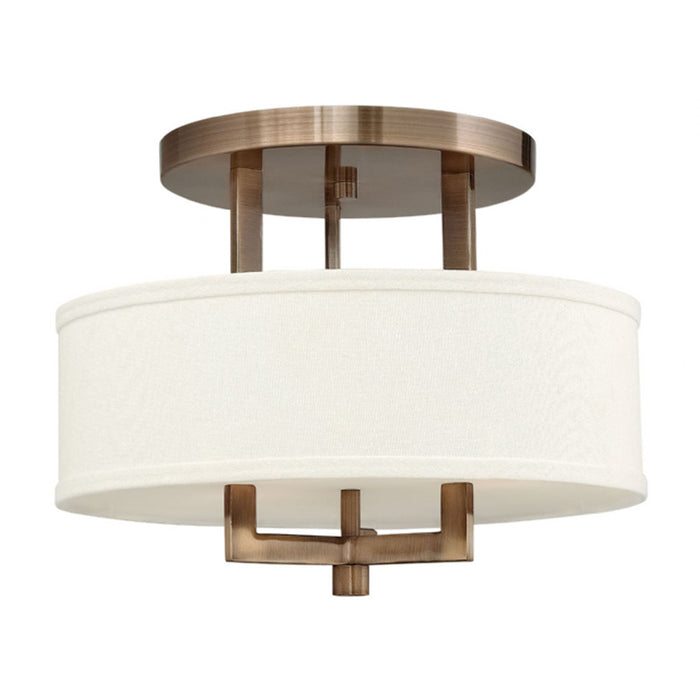 Hinkley 3200 Hampton 3-lt 15" LED Semi-Flush Mount