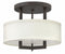 Hinkley 3200 Hampton 3-lt 15" LED Semi-Flush Mount
