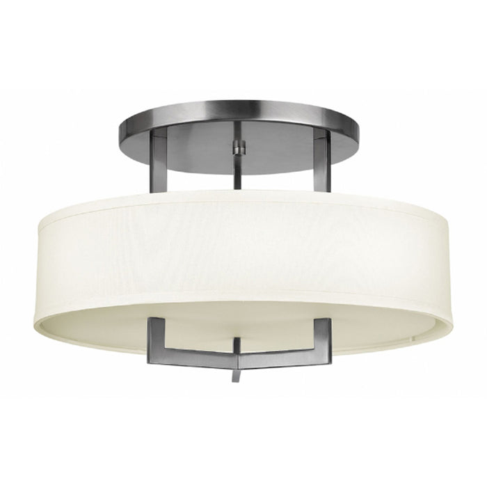 Hinkley 3201 Hampton 3-lt 20" LED Semi-Flush Mount