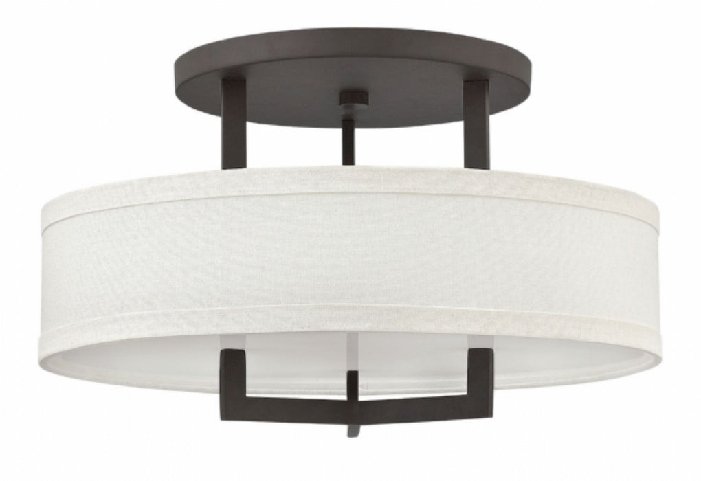 Hinkley 3201 Hampton 3-lt 20" LED Semi-Flush Mount