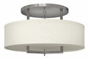 Hinkley 3211 Hampton 3-lt 26" LED Semi-Flush Mount