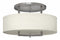 Hinkley 3211 Hampton 3-lt 26" LED Semi-Flush Mount