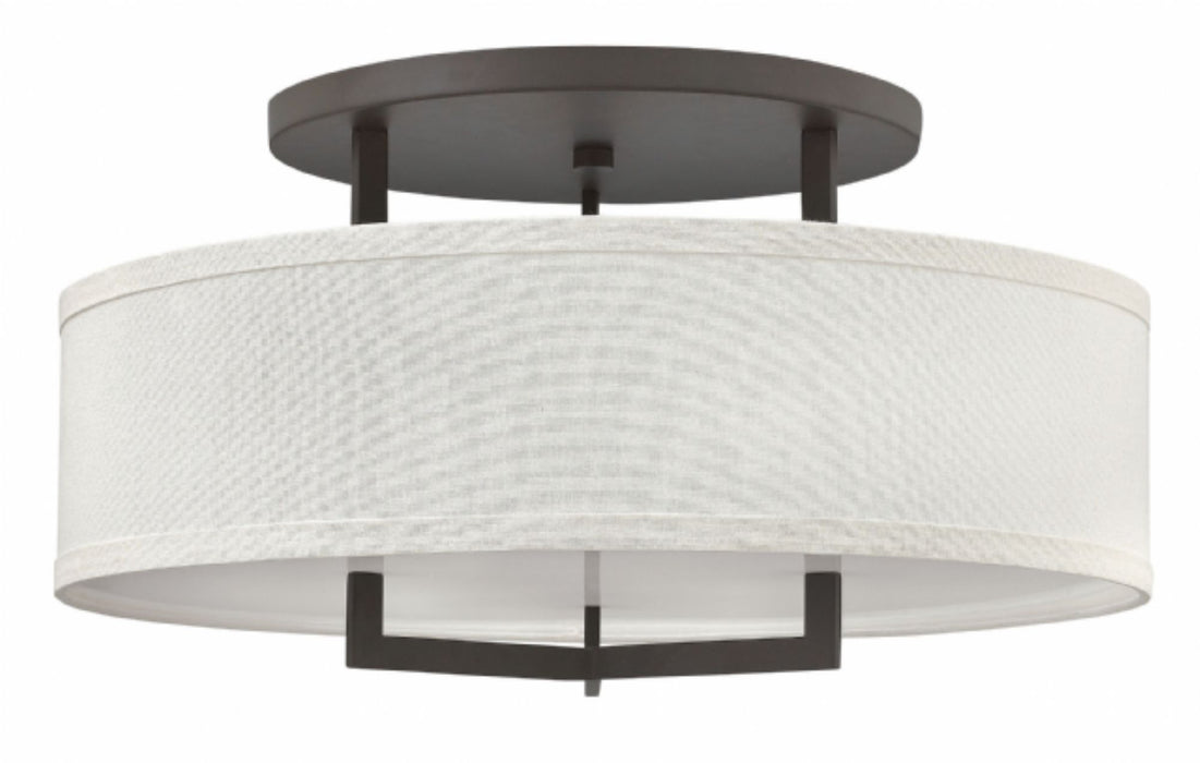 Hinkley 3211 Hampton 3-lt 26" LED Semi-Flush Mount