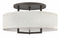 Hinkley 3211 Hampton 3-lt 26" LED Semi-Flush Mount