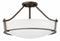 Hinkley 3221 Hathaway 4-lt 21" LED Semi-Flush Mount
