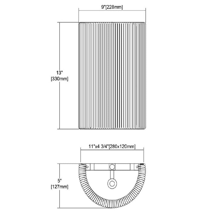 ELK 32410/2 Abaca 2-lt 13" Tall Wall Sconce