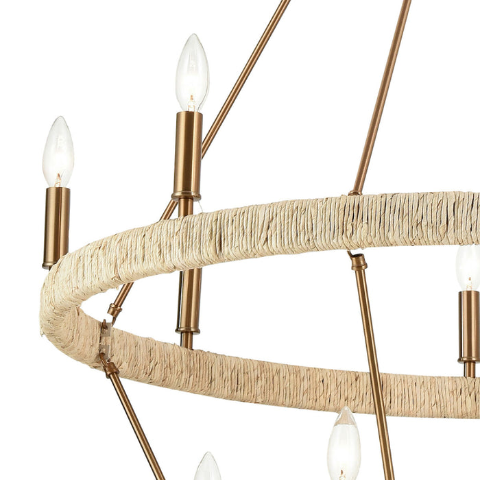 ELK 32517 Abaca 14-lt 36" Chandelier