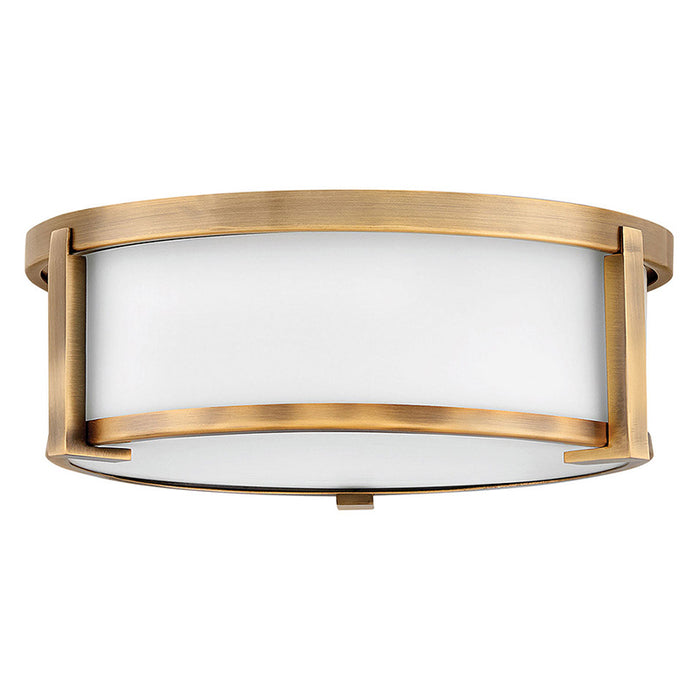 Hinkley 3241 Lowell Medium 2-lt 13" LED Flush Mount