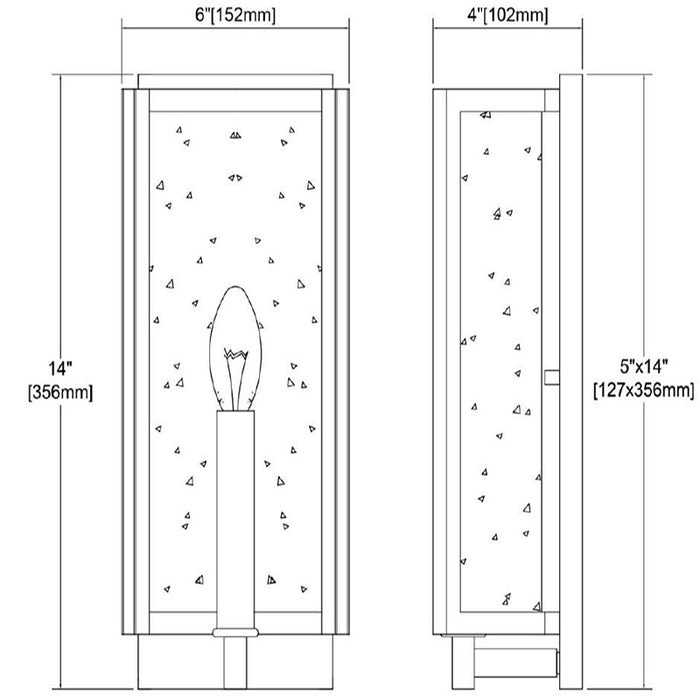 ELK 32420/1 Inversion 1-lt Wall Sconce