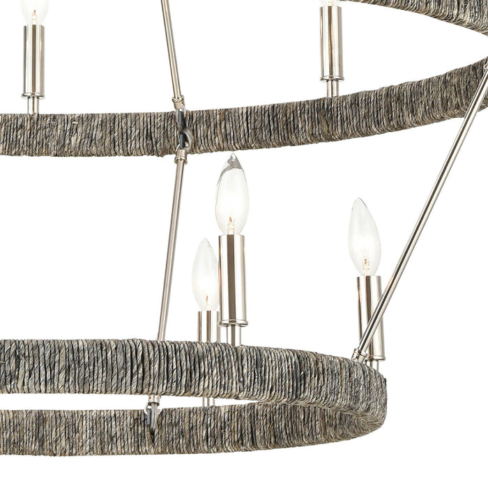 ELK 32517 Abaca 14-lt 36" Chandelier