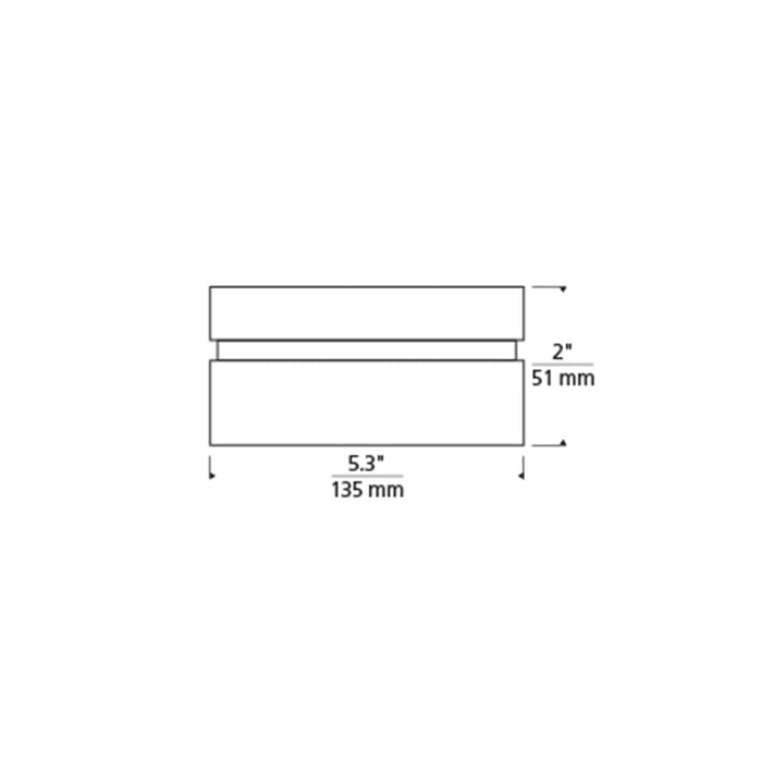 Tech 700BXS Boxie Small 5" LED Flush Mount