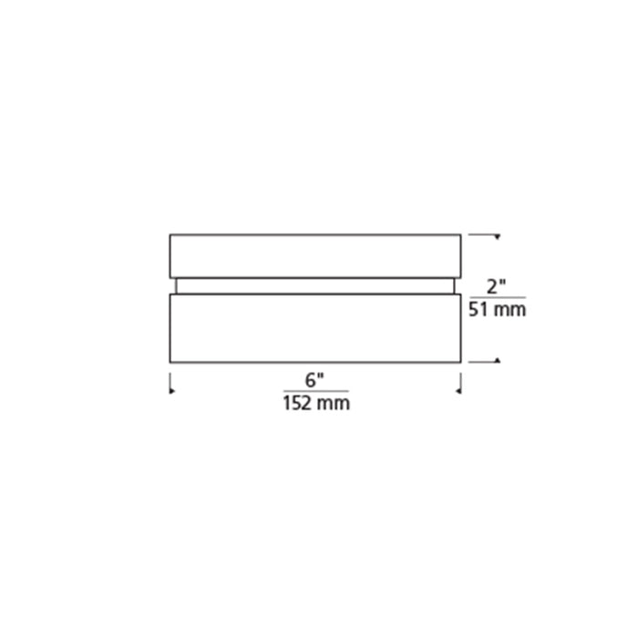 Tech 700CQS Cirque Small 6" LED Flush Mount