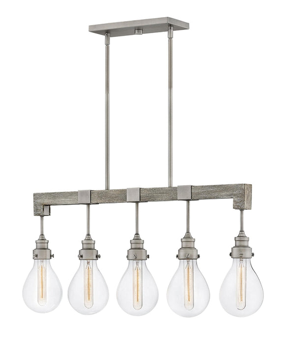 Hinkley 3266 Denton 5-lt 36" LED Linear Suspension Light