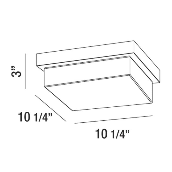 Eurofase 32672 Barlow 10" LED Flush Mount