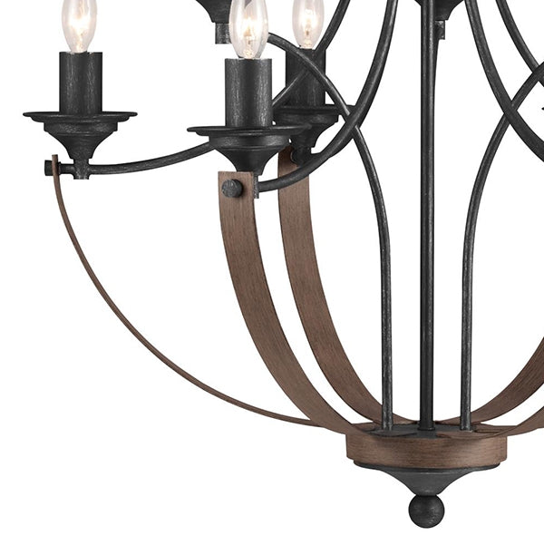 3280409EN Corbeille 9-lt LED Chandelier