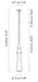 Bover Slend 03 1-lt 3" LED Pendant