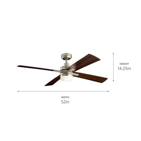 Kichler 330140 Lija 52" Ceiling Fan with LED Light