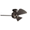 Kichler 330150 Sola 34" Outdoor Ceiling Fan with LED Light Kit