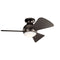 Kichler 330150 Sola 34" Outdoor Ceiling Fan with LED Light Kit