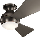 Kichler 330151 Sola 44" Outdoor Ceiling Fan with LED Light