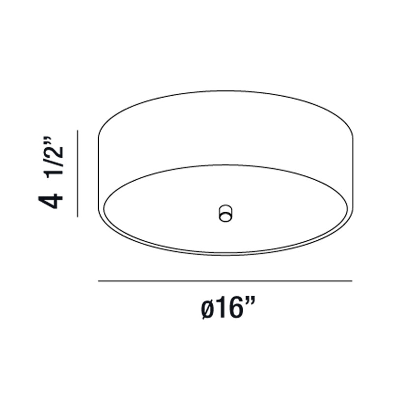 Eurofase 33227 Element 1-lt 16" LED Flush Mount