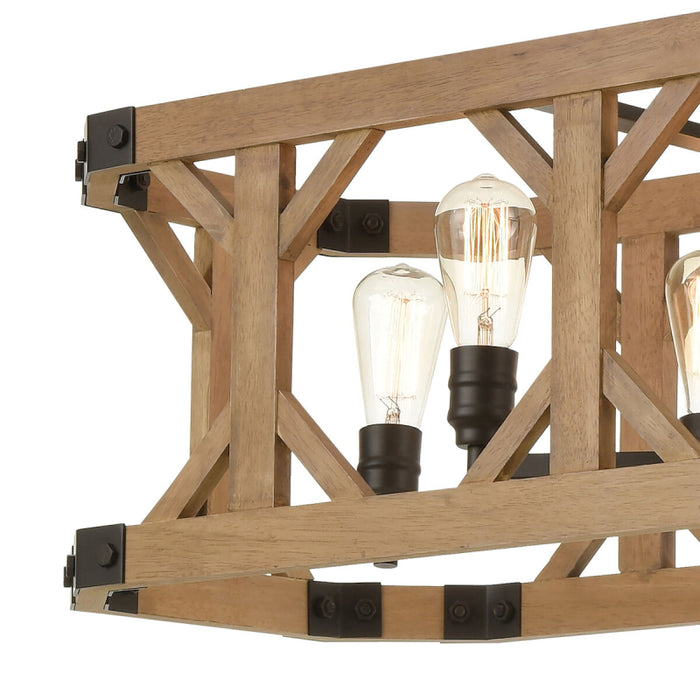 ELK 33324 Structure 8-lt 48" Linear Chandelier